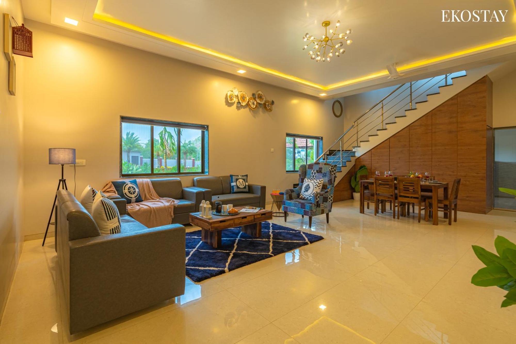 Ekostay Gold Palm Estate I Cricket Turf I Rain Dance I 2 Acre Property カルジャット エクステリア 写真