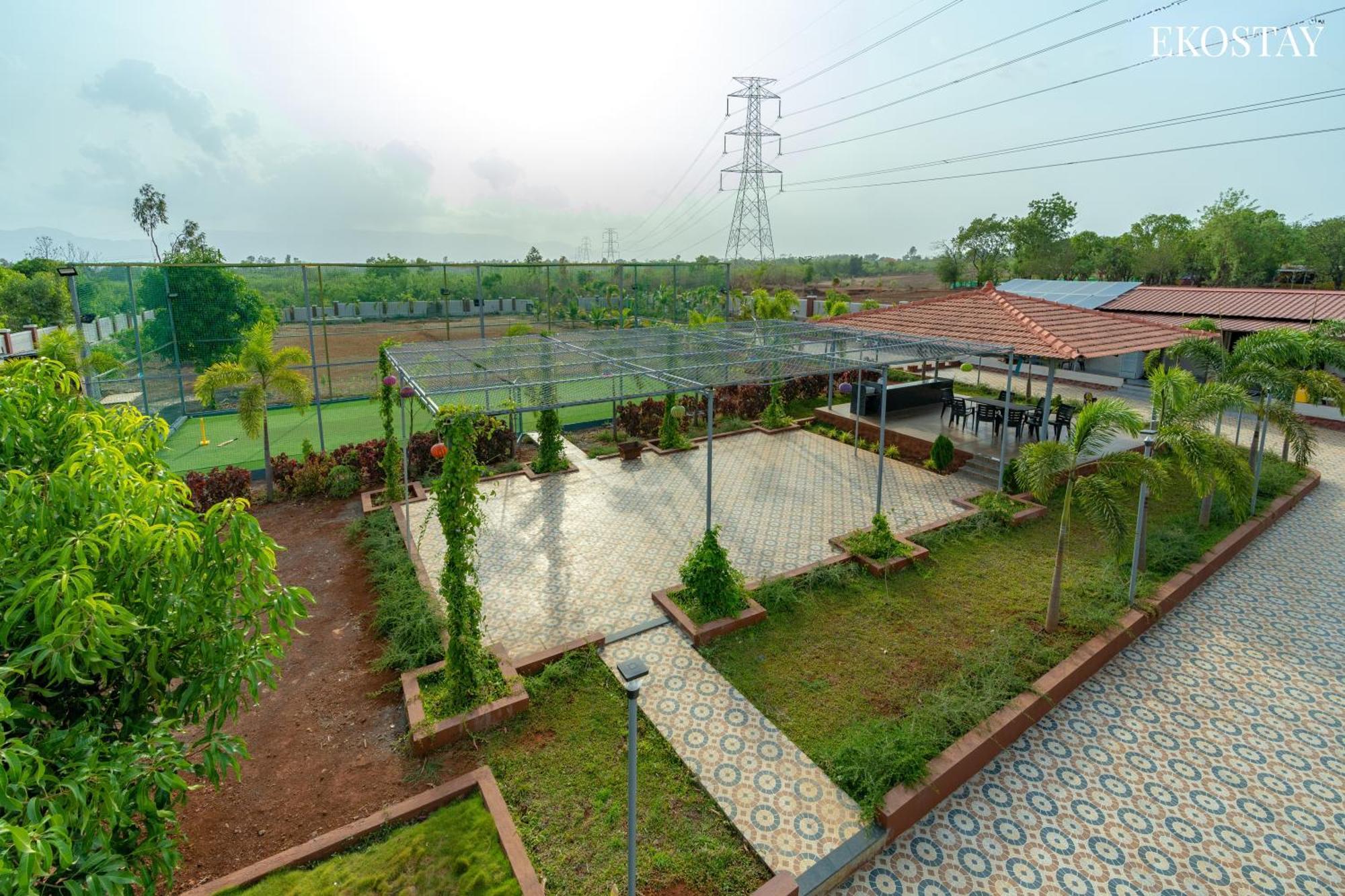 Ekostay Gold Palm Estate I Cricket Turf I Rain Dance I 2 Acre Property カルジャット エクステリア 写真